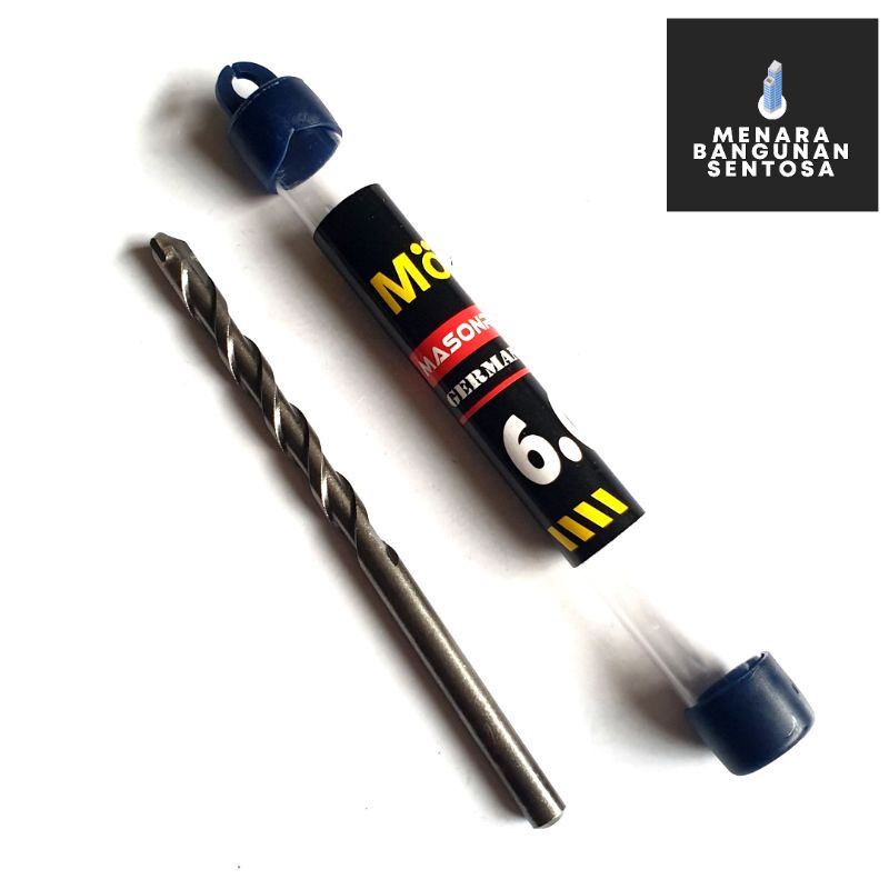 Mata Bor Beton IGM Mollar 6mm - Bor Tembok Dinding 6 mm Masonry Drill