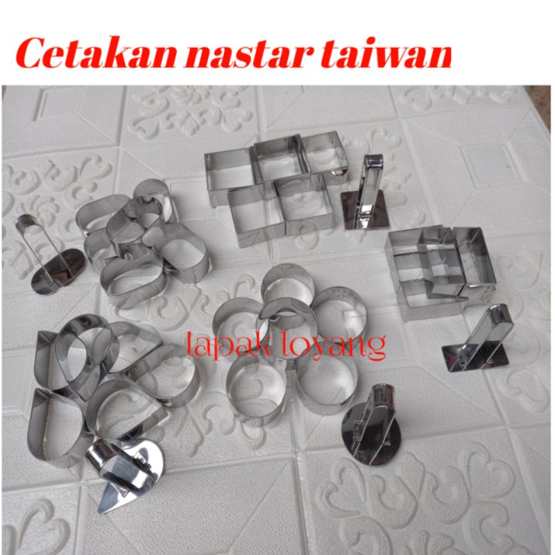 cetakan nastar taiwan/ cookie cutter/ cetakan kue kering