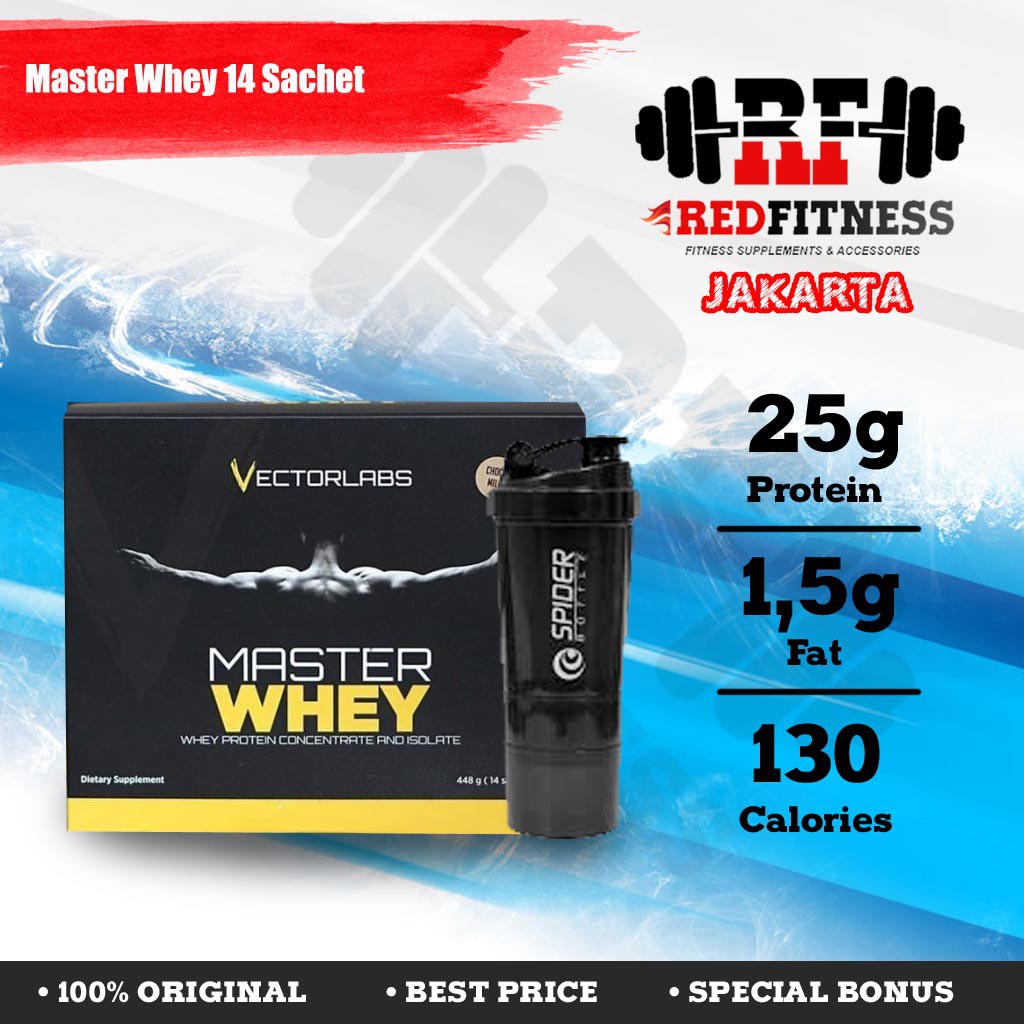 Vector Labs Master Whey Box 12 Sachet / Vectorlabs Protein 1 lb / lbs