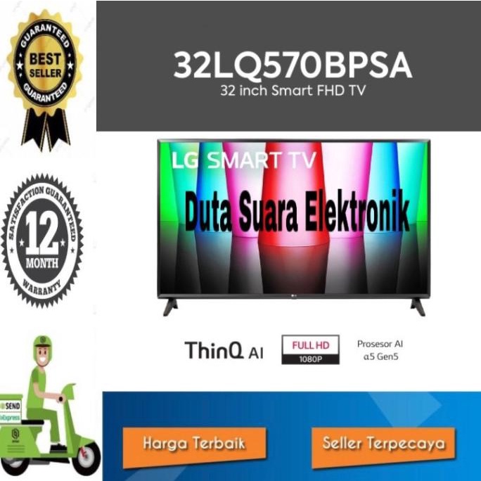 TV LED LG 32 Inch 32LM570BPTC Digital Smart TV Full HD Garansi Resmi Termurah