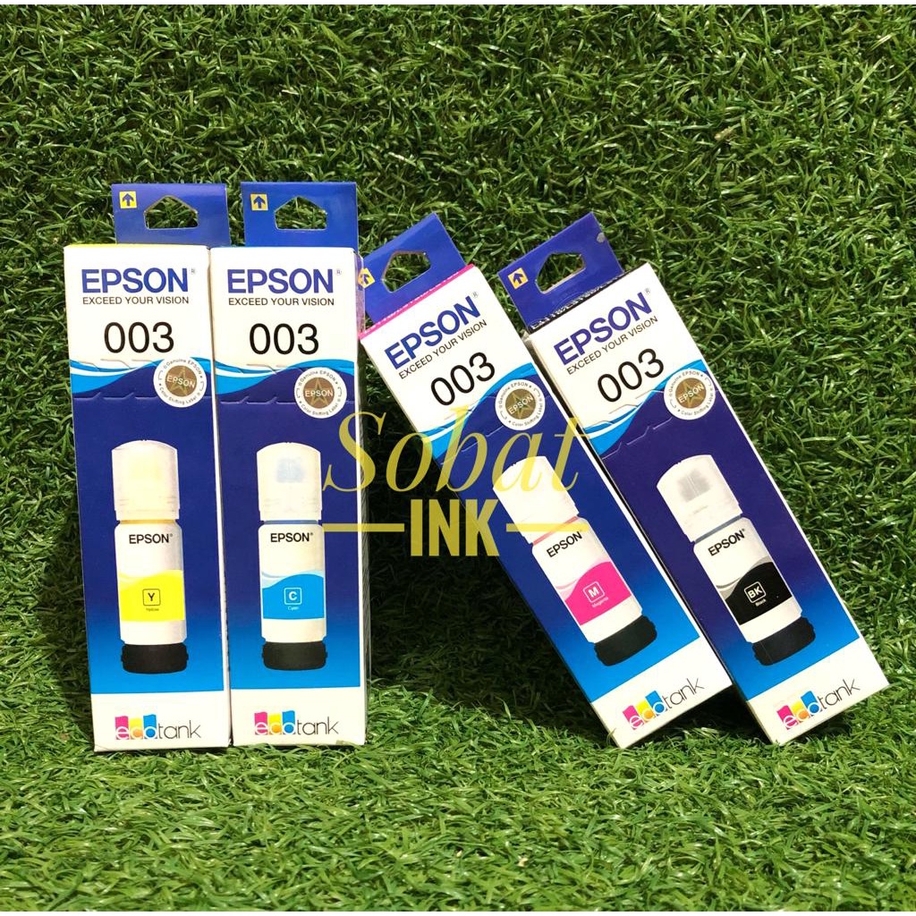 1SET (4PCS) Tinta Printer Epson 003 L1110 L3110 L3150