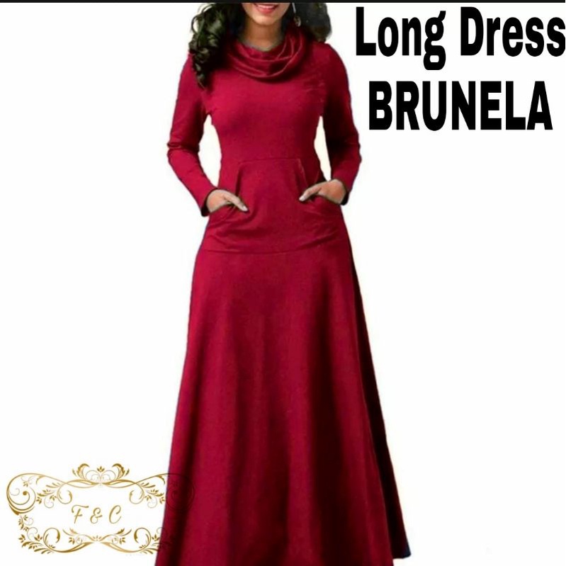 LONG DRESS BRUNELLA, BABYTERRY, MAXY, DRESS