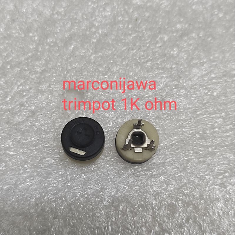 Trimpot VR1K ohm Tops hitam