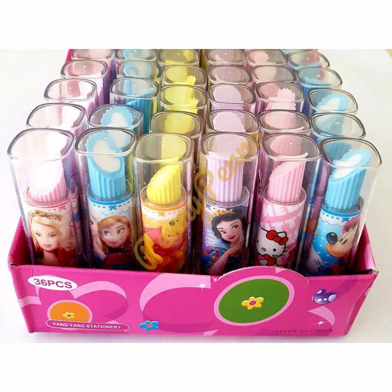

Penghapus model Lipstik (Bisa untuk hadiah Souvenir) (SATUAN)