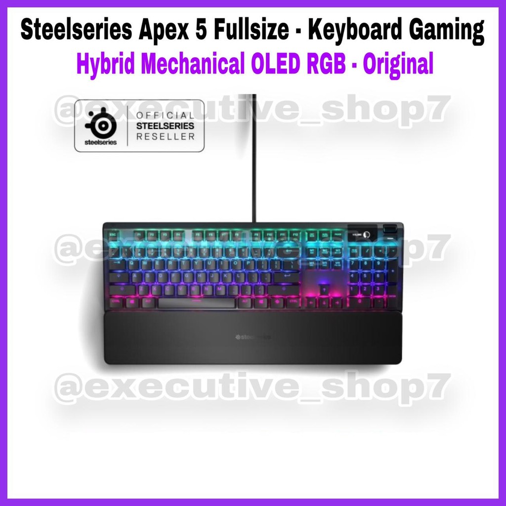 Steelseries Apex 5 Fullsize RGB - Keyboard Gaming