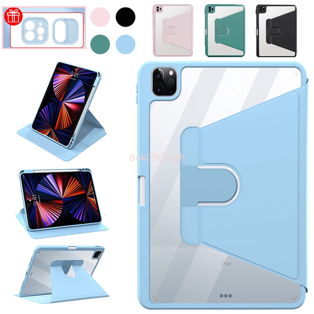 Casing Hybrid iPad Pro 12.9 &quot;Gen 2021 5th Generation 12.9&quot; 4th / 3rd Shockproof Dengan Holder Pensil