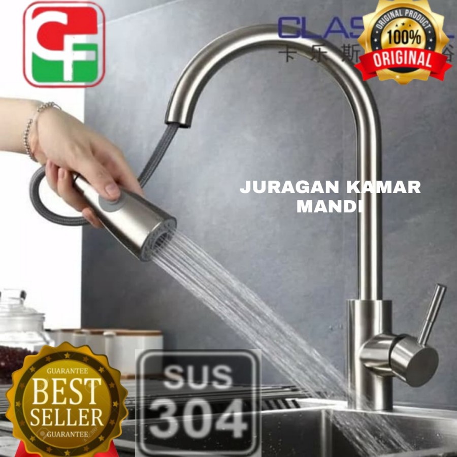 Jual Keran kitchen sink Tarik panas dingin - Kran mixer Kran dapur