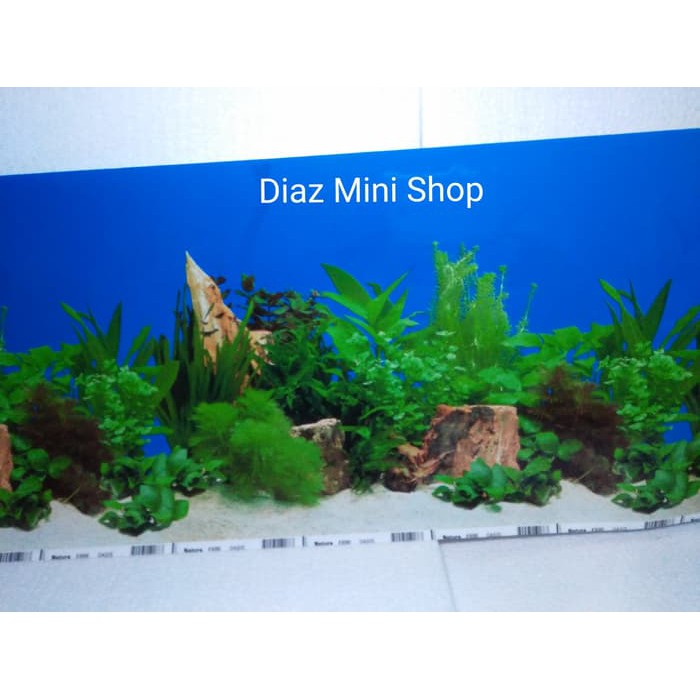 Background Gambar Latar Aquarium Tinggi 30 Cm Shopee Indonesia