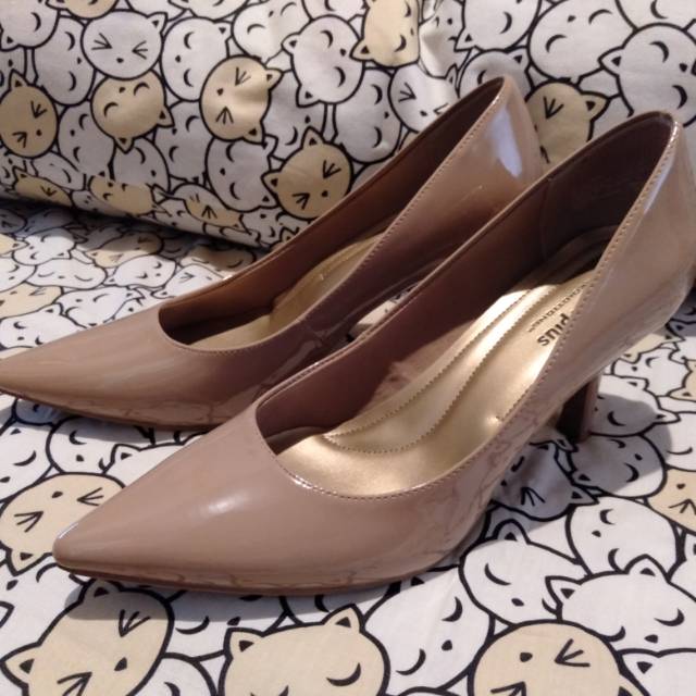 Comfort Plus Nude Heels Size 10 Payless