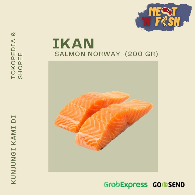 

Fillet Salmon Norwegian Fresh Per 200 Gram