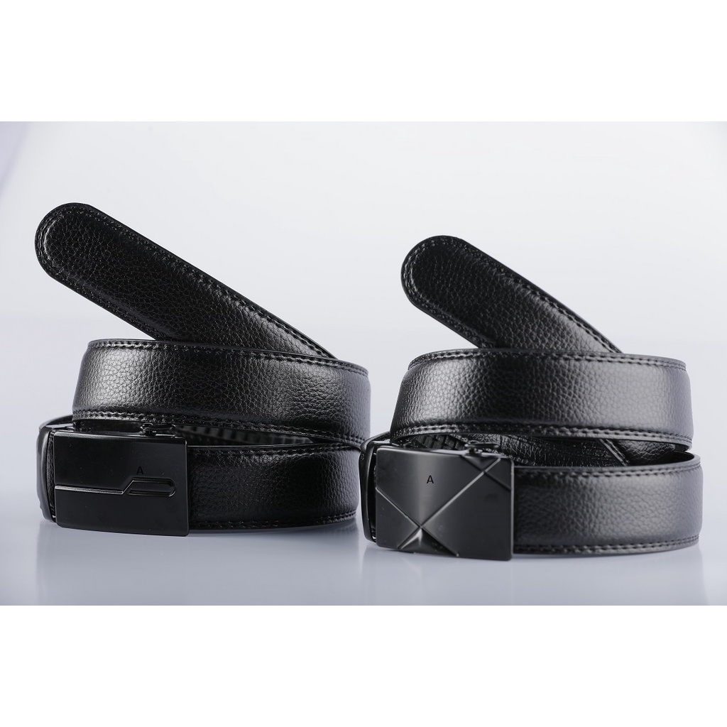 Buckle Style - Ikat Pinggang - Gesper - Sabuk - Rel Black