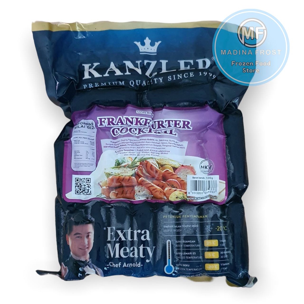 

KANZLER SOSIS FRANKFURTER COCKTAIL 500 G