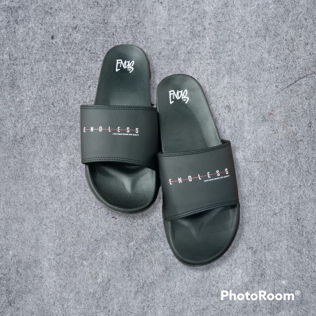 SANDAL SLIDE SLOP APPAREL QUALITY SPESIAL SERIES ENDLES ORIGINAL 100% | PRIA / WANITA KEINIAN