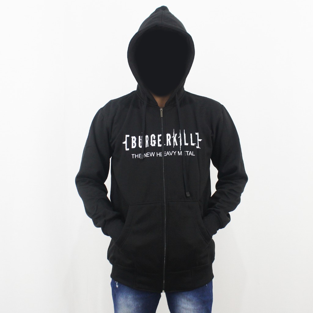 JAKET BURGERKILL HEAVY METAL M L XL XXL 01 - JAKET MUSIK METAL BURGERKILL - HOODIE MUSIK BURGERKILL