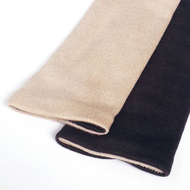 Handsock Manset Tangan 2 Warna Bahan Kaos Rib Bolak Balik 2 Tune 2 in 1 Bolbal ukuran 17cm Murah-7