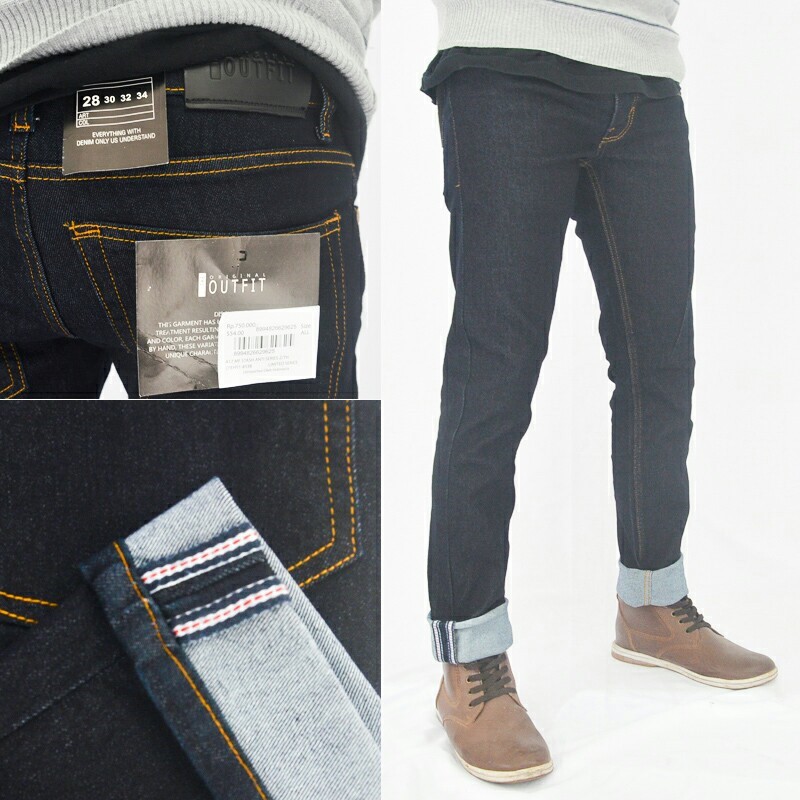  CELANA  PRIA CELANA  SELVEDGE  ORIGINAL OUTFIT CELANA  