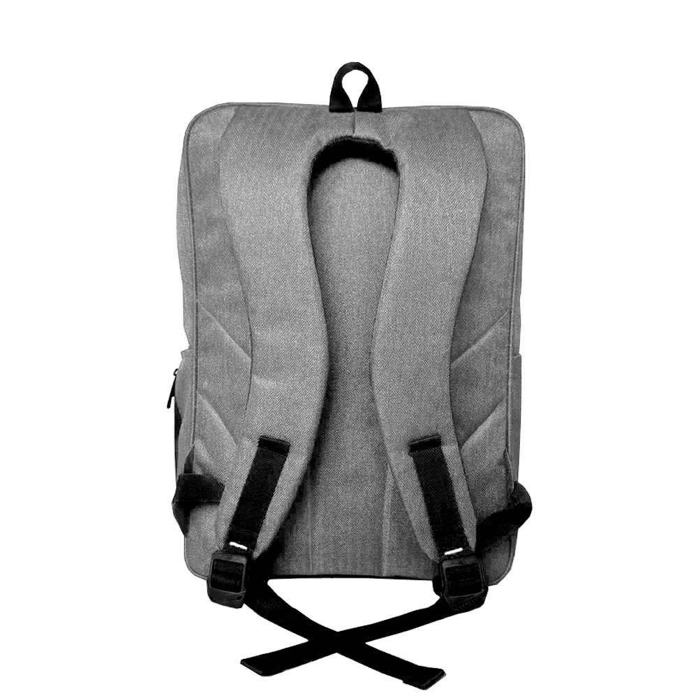 Backpack Carboni Make My Day Tas Ransel Original AA OOO3 GREY Tas Sekolah SD/ SMP Urban Style Casual pria wanita + FRE Raincofer