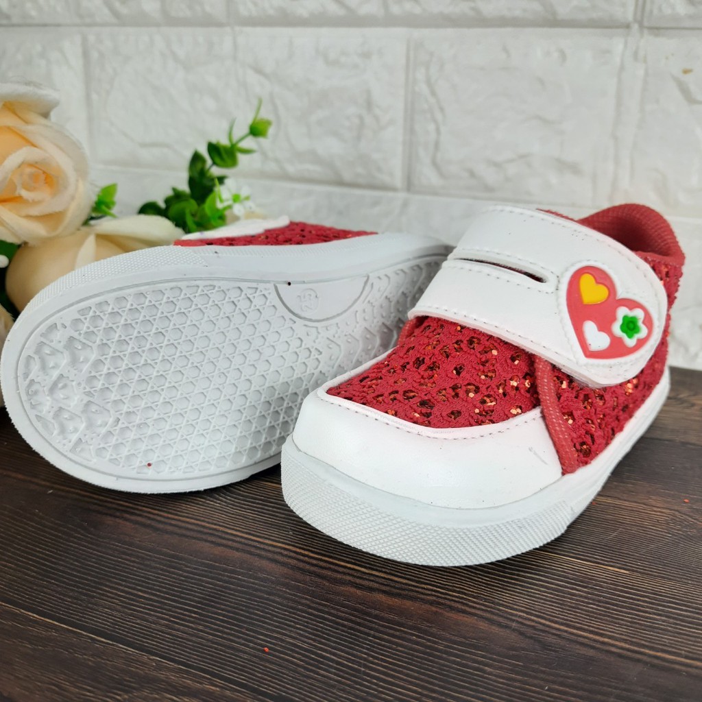 [TAMAN SEPATUKU] SEPATU TRENDY MURAH LUCU ANAK PEREMPUAN BAHAN BROKAT UNTUK 1-6 TAHUN CAX06