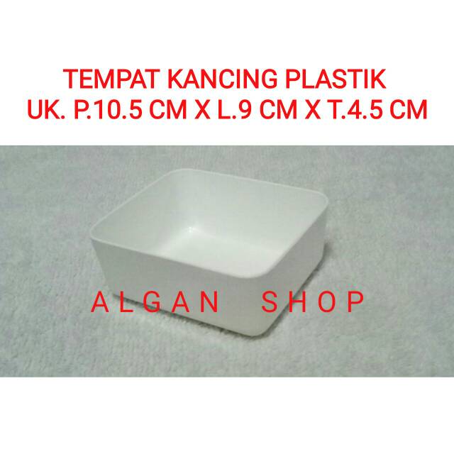 Mangkok Kancing Obat Plastik Putih Tempat Peralatan Baut Jarum Pancing Wadah Etalase Kotak Komponen