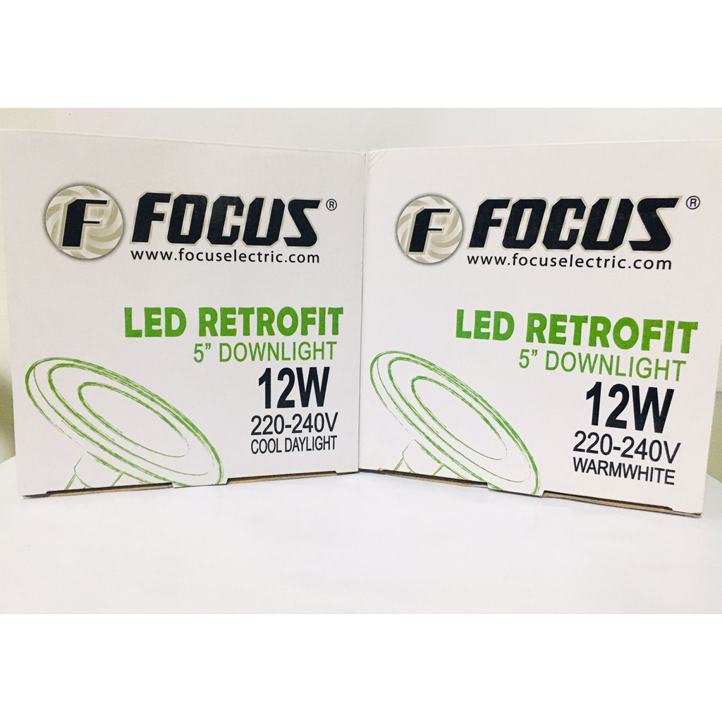 LED RETROFIT 5" DOWNLIGHT 12 WATT KUNING/PUTIH