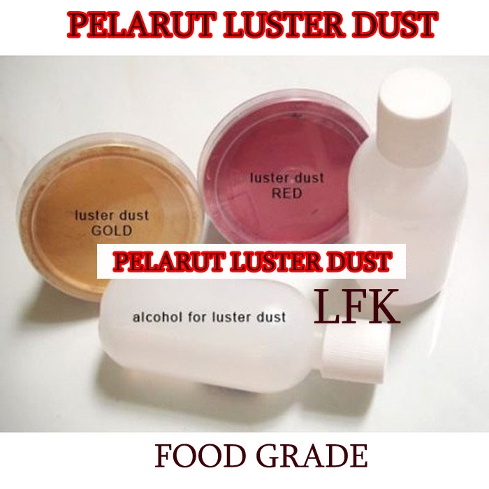 

PELARUT LUSTER DUST 96% 35ML PGA LEMON EXTRAC CAKE KUE MAKAN EDIBLE LUSTER DUST LUSTER FOOD BAKERY EMAS PERAK