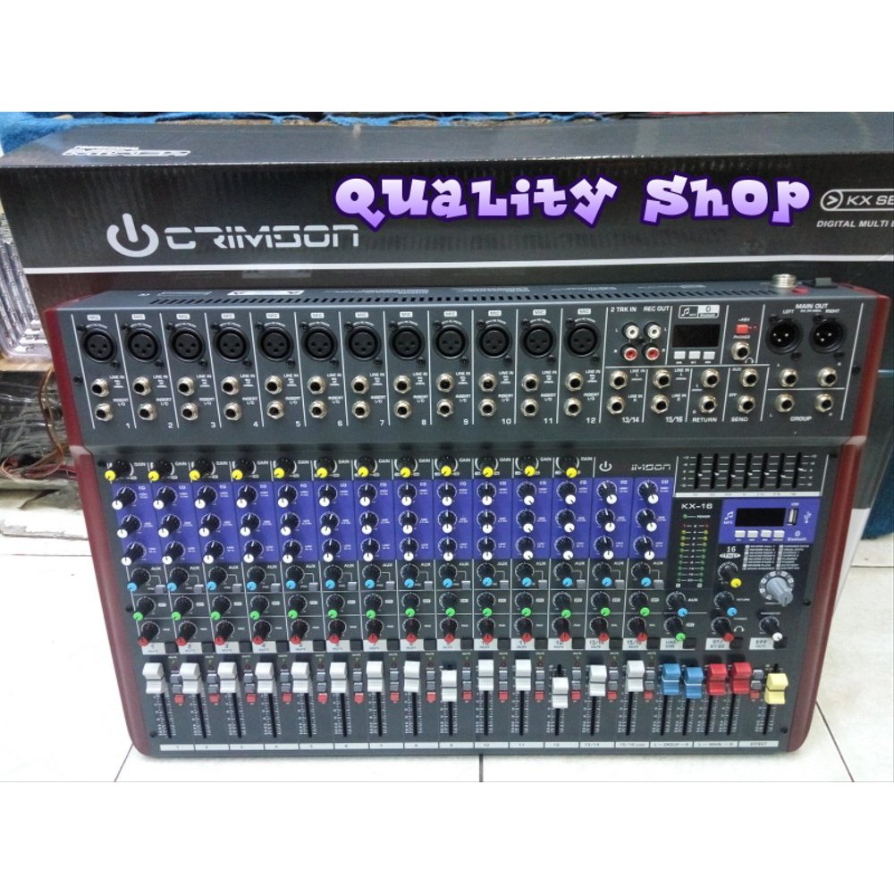 New  Mixer 16 Channel CRIMSON KX Series digital multi effect