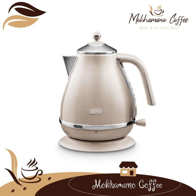 DELONGHI ICONA VINTAGE COFFEE ELECTRIC KETTLE TEKO LISTRIK KBOT2001 - Beige