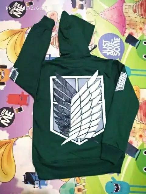 Jaket anime kids attack on titan snk SWEATER AOT