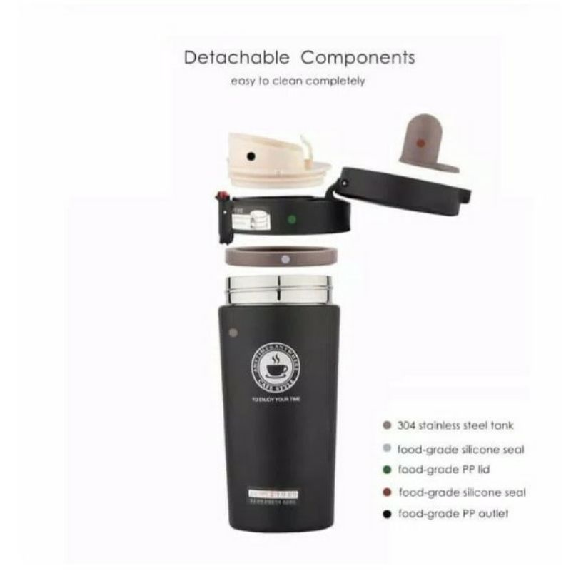 Mug Coffee ~ Gelas Kopi / Termos Coffee 380ml