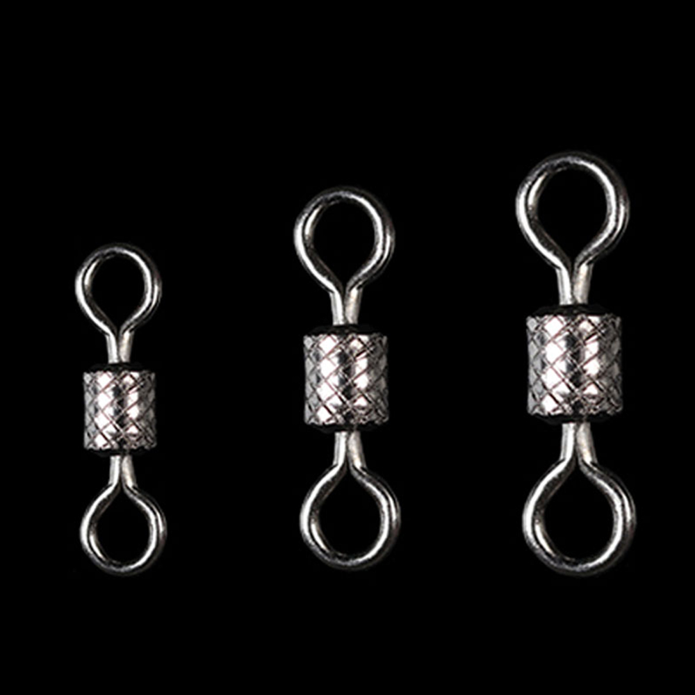 Konektor Swivel Kili-Kili Pancing Bahan Stainless Steel Tahan Lama 2 # 4 # 6 # 8 # 10 # 12 #