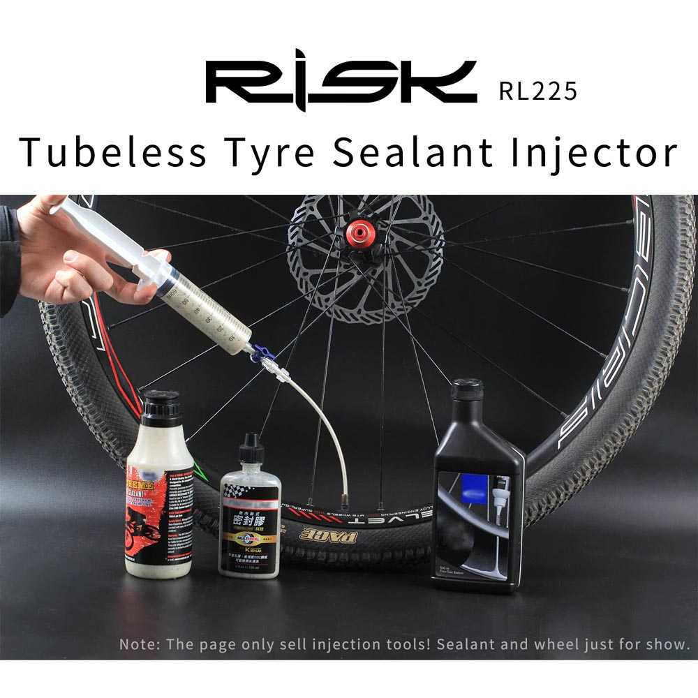 RISK Suntikan Cairan Ban Tubeless Sealant Injection Tool - RL225
