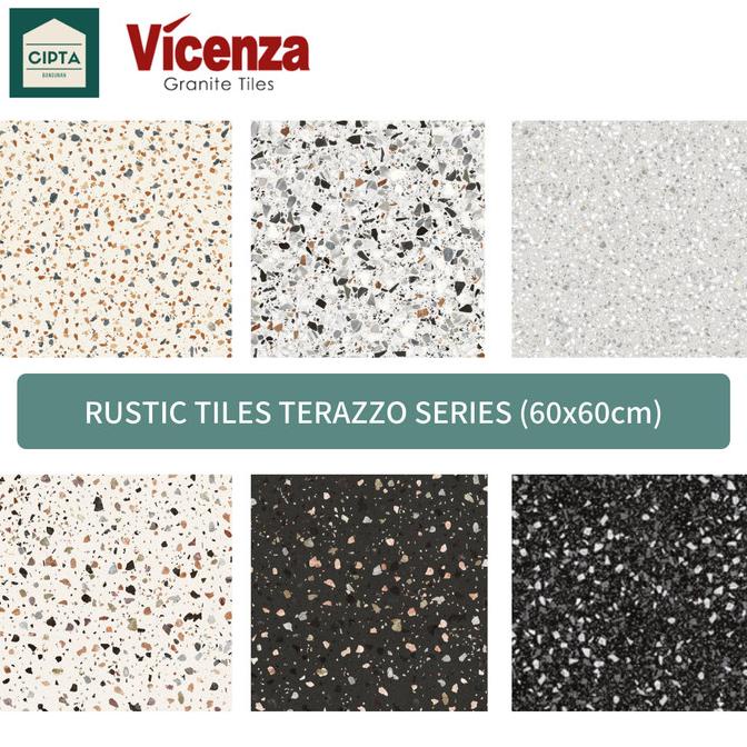 GRANIT Granit/ Granite Tile Dinding/ Lantai Vicenza Motif Teraso 60x60