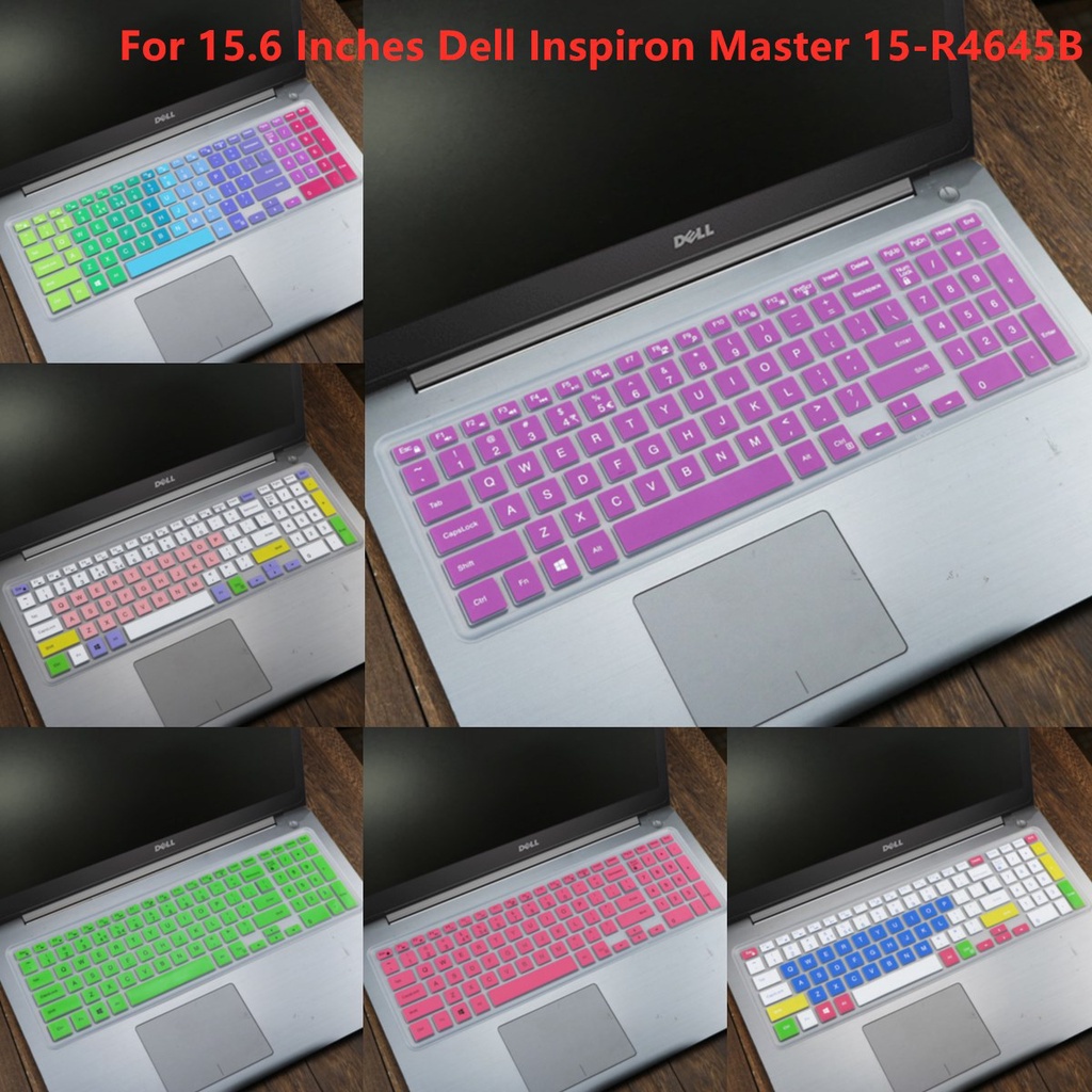 For 15.6 Inches Dell Inspiron Master 15-R4645B Soft Ultra-thin Silicone Laptop Keyboard Cover Protector