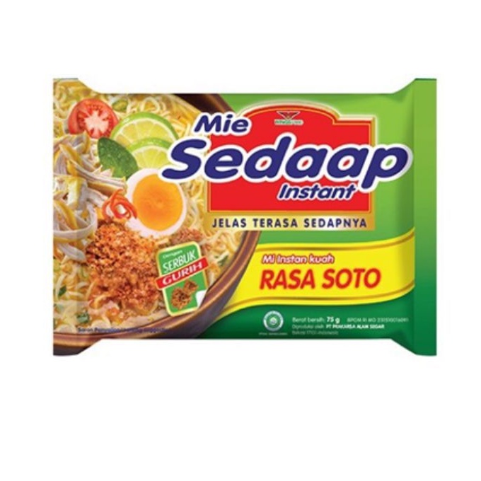 Mie sedaap goreng. Mie sedaap soto