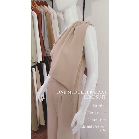 ONE SHOULDER MAXI JUMPSUIT