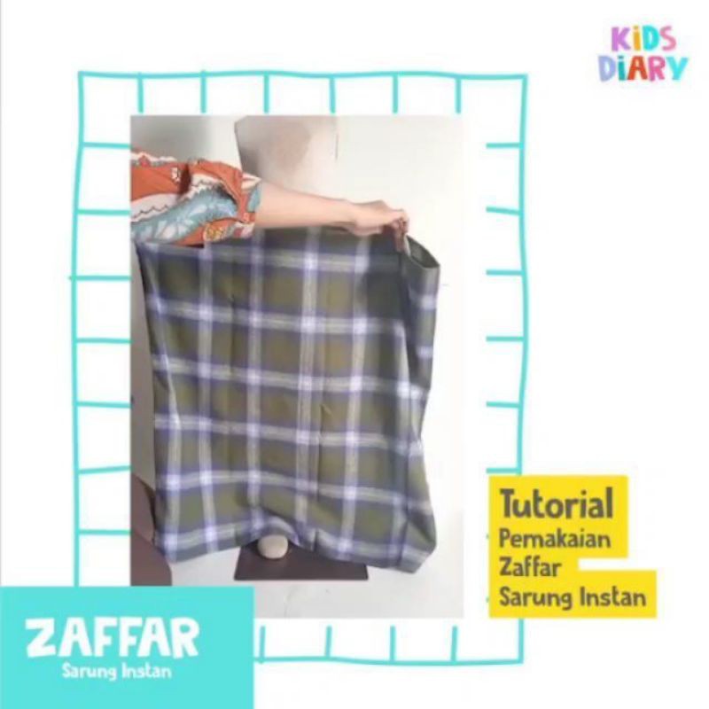 Sarung Zaffar Instan Kids