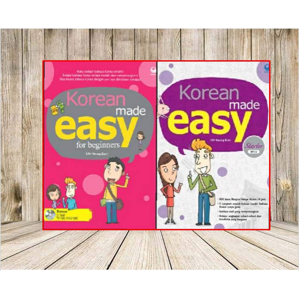 Buku plus CD Belajar Bahasa Korea Korean Made Easy Starter Beginners