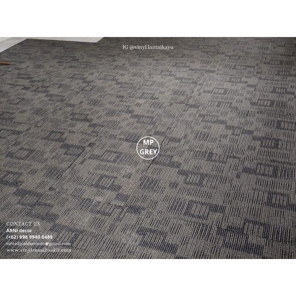 Karpet Tile Metropolitan Motif Tebal 5mm - Karpet Tile Kantor Murah