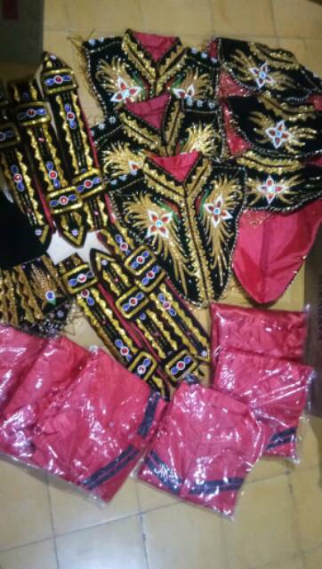 Satu paket baju kuda lumping remaja dan dewasa baju jaranan