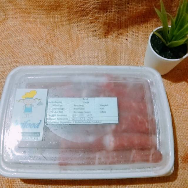 

Daging slice cube roll tanpa lemak