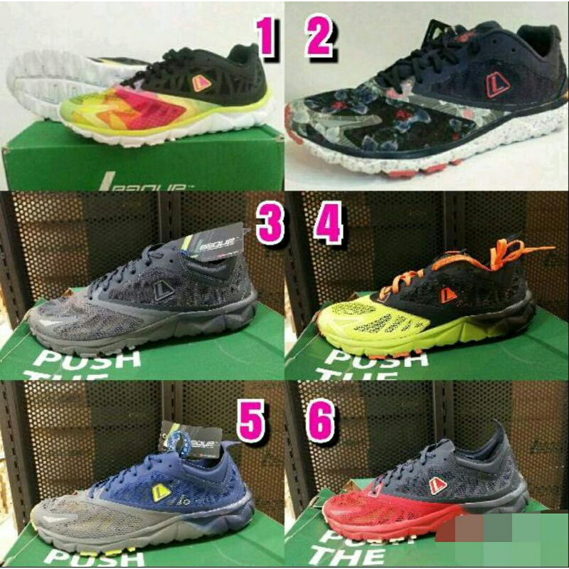 sepatu league volans series pria running shoes asli ori promo murah