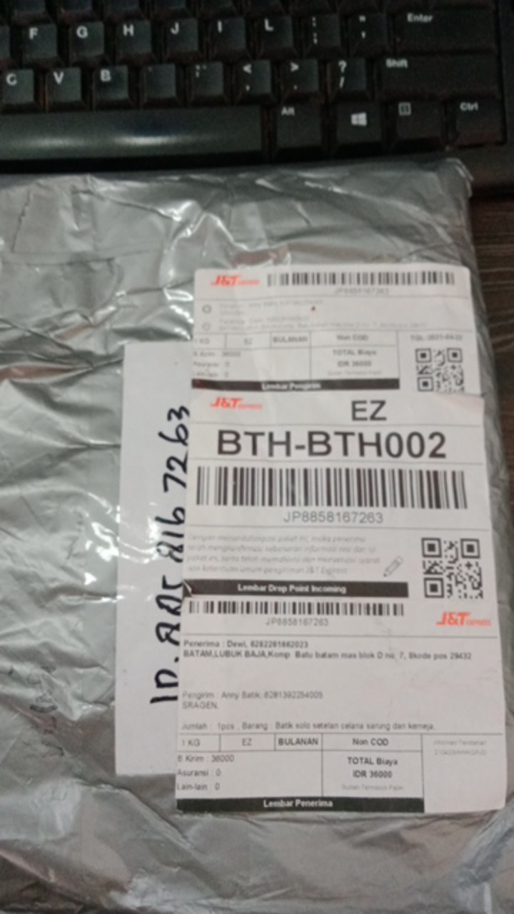 Batik Solo Setelan Celana Sarung Dan Kemeja