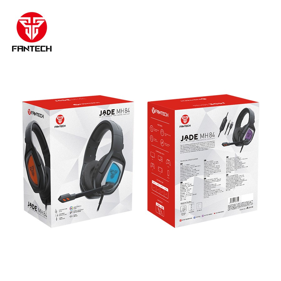 Headset Gaming FANTECH JADE MH84 Multi Platform Gaming