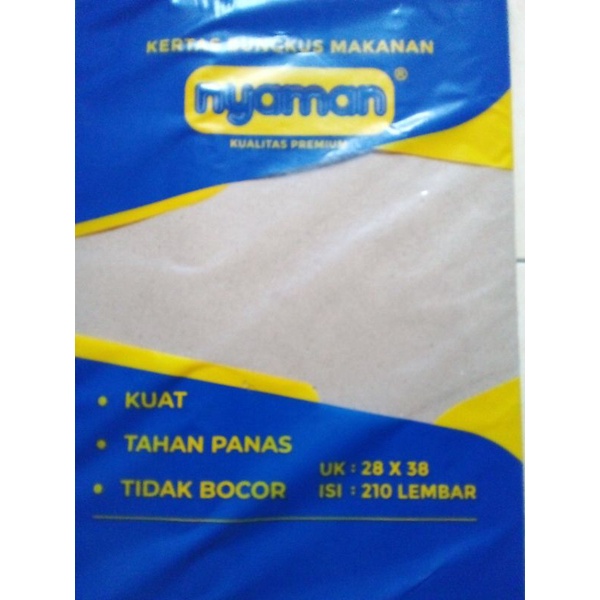 

Kertas Bungkus Makanan NYAMAN