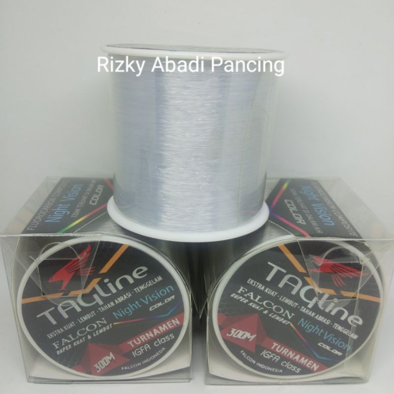 Senar Falcon TAGline Flurocarbon 300M, 10x Lebih Kuat