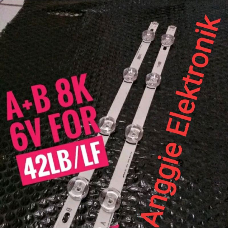 lampu led tv LG 42LF550 8k6v led backlight tv LG 43LB550 8kancing 6 volt berkualitas