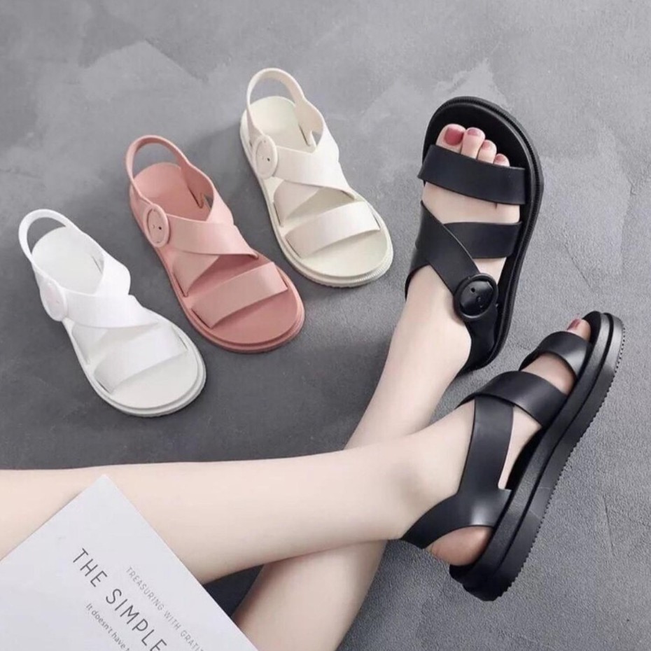 RYS - Jelly Waterproof Sandal Tali Karet Fashion Casual - Ori Import