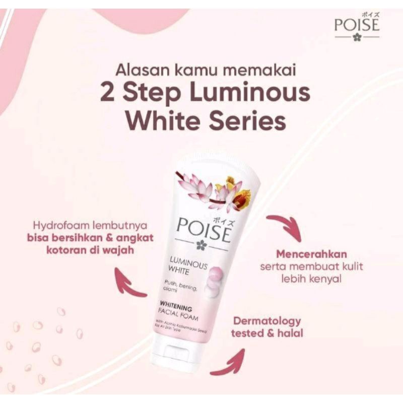 POISE FACIAL FOAM 100GR ORIGINAL 100% ~ ASLI PROMO