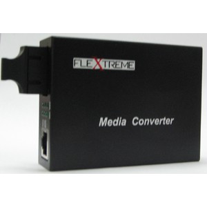 FL-8110SA-11-20 Flextreme Media Converter UTP To FO 100Mbps Singlemode