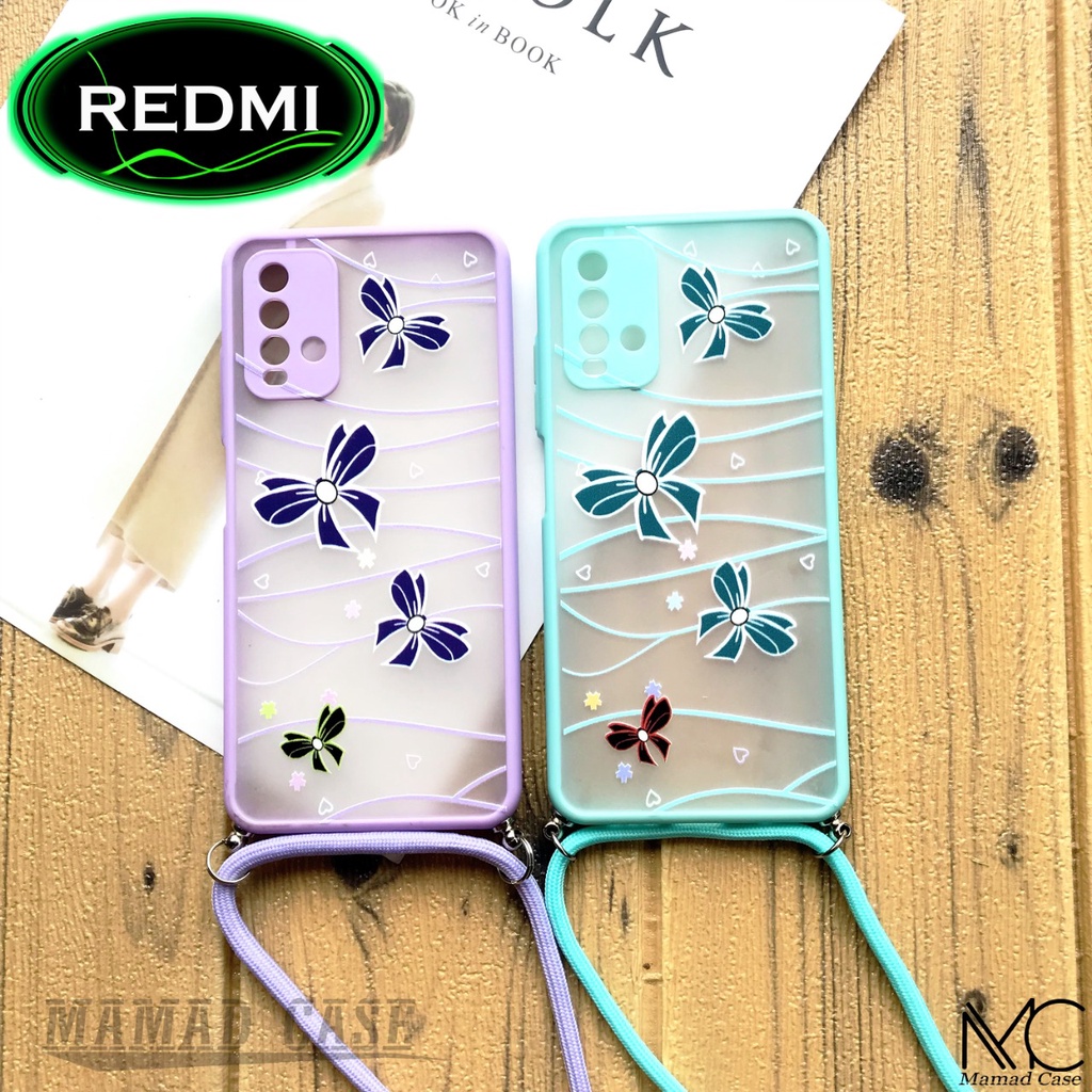 Lanyard Sling Case - Casing Xiaomi Redmi 9 9A 9C 9T Poco M3 Poco X3